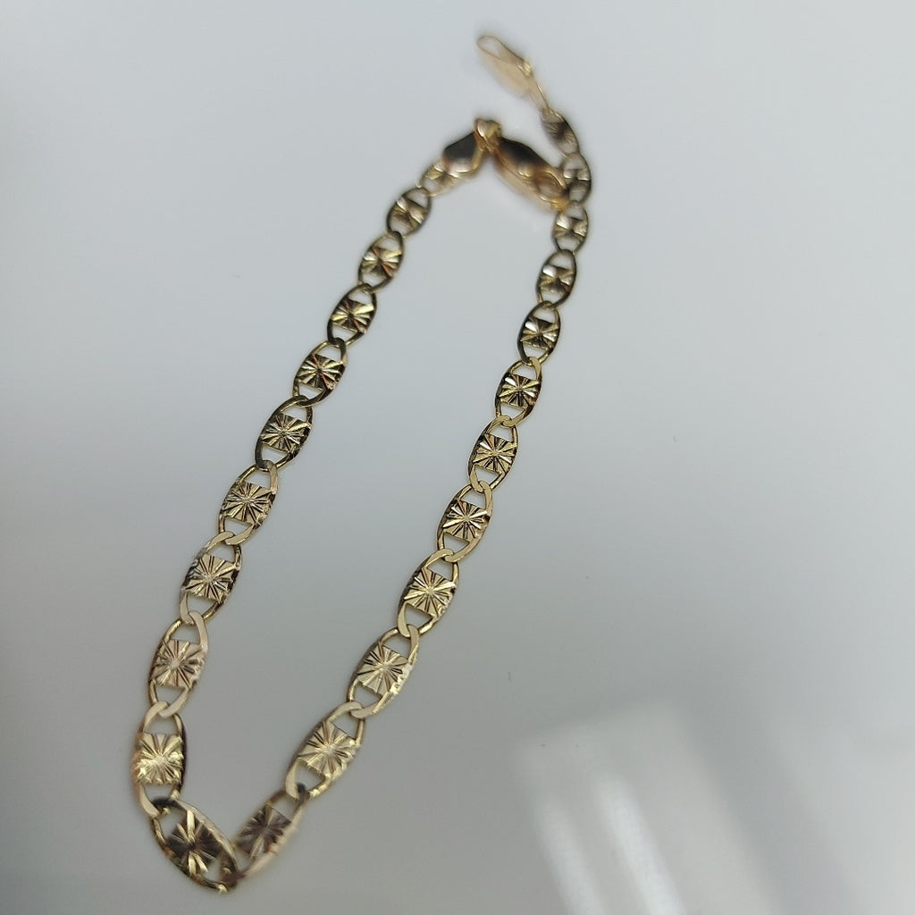 PULSERAS GUCHI ORO 14K 18 CM 2.9 GR (NUEVO)