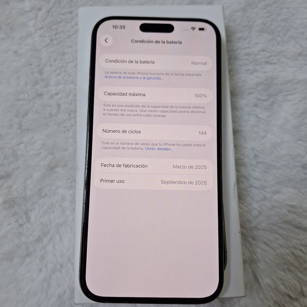 CELULAR APPLE IPHONE 16 PRO MAX A3295 (2024) 256 GB 8 GB RAM (SEMINUEVO)