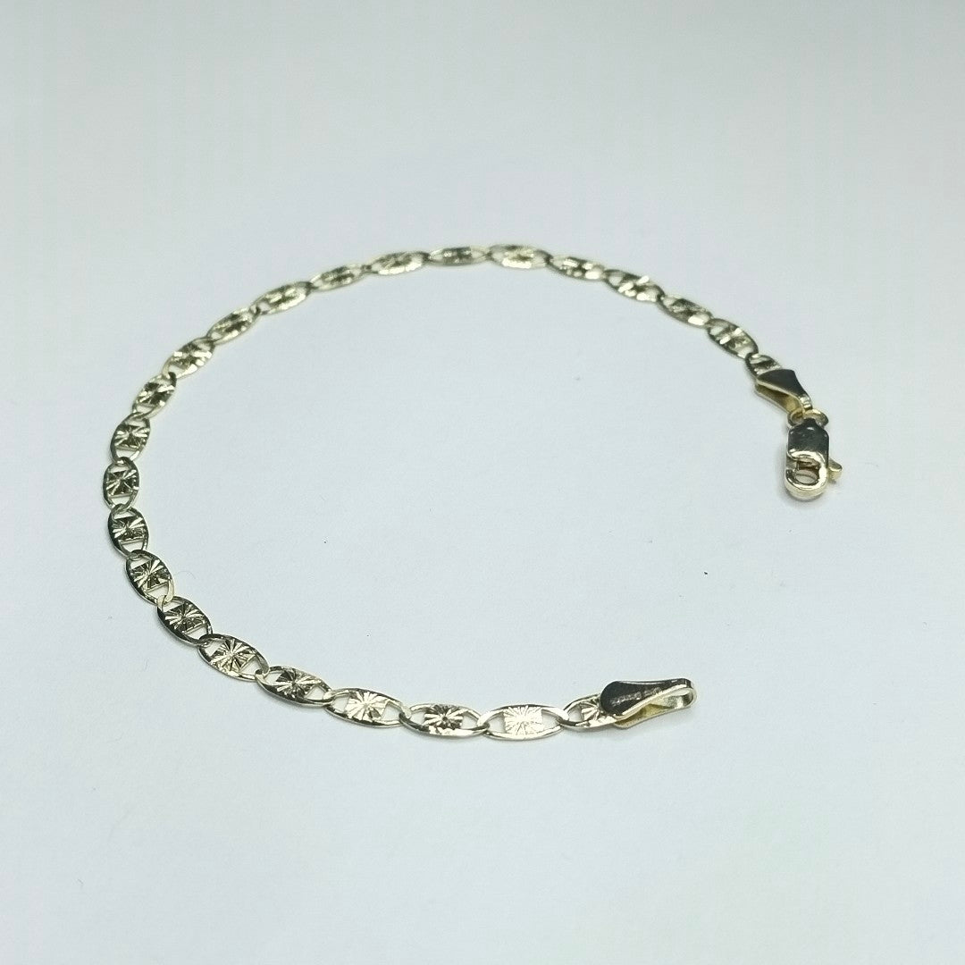 PULSERAS GUCHI ORO 14K 18 CM 2.9 GR (NUEVO)