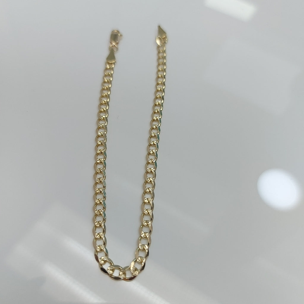 PULSERAS BARBADA ORO 14K 21 CM 5.3 GR (NUEVO)