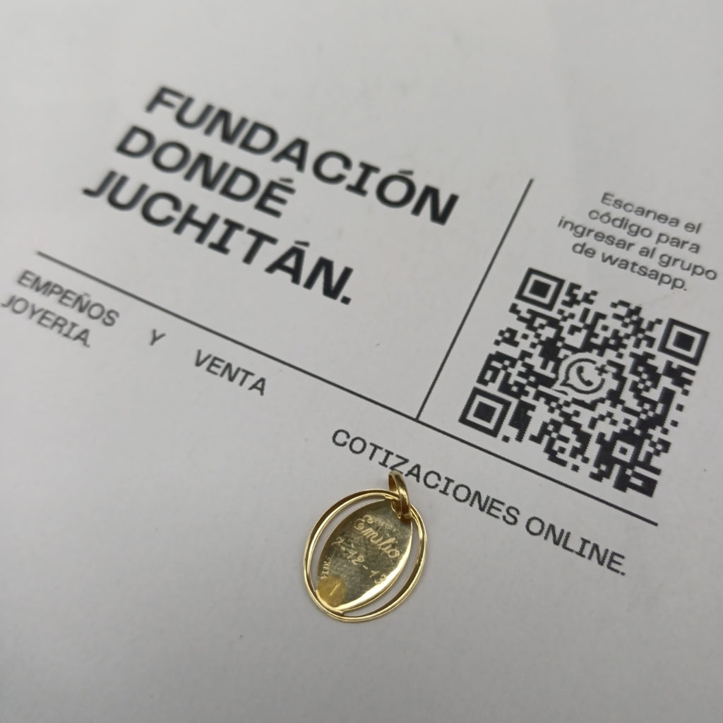 DIJE ORO 14 K 0,60 GRMS (SEMINUEVO)