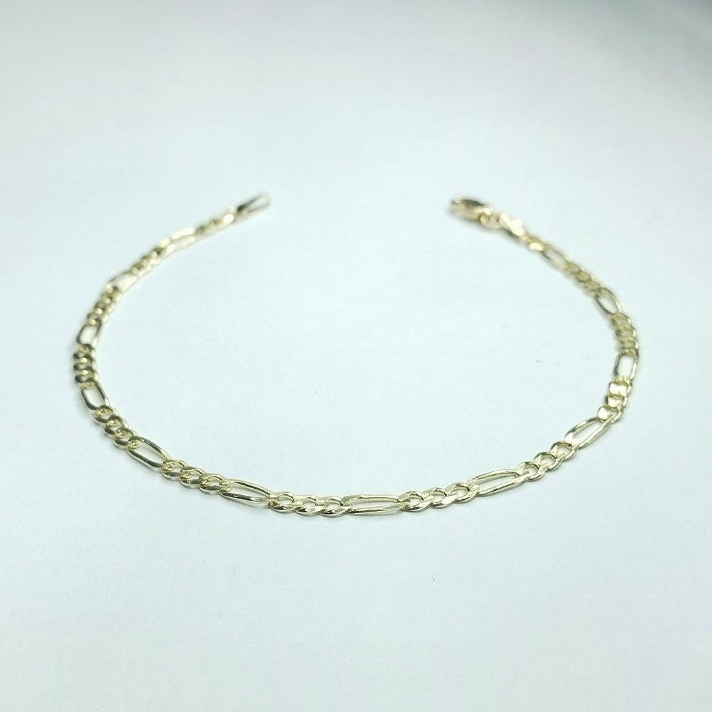 PULSERAS 3X1 ORO 14K 21 CM 3.3 GR (NUEVO)