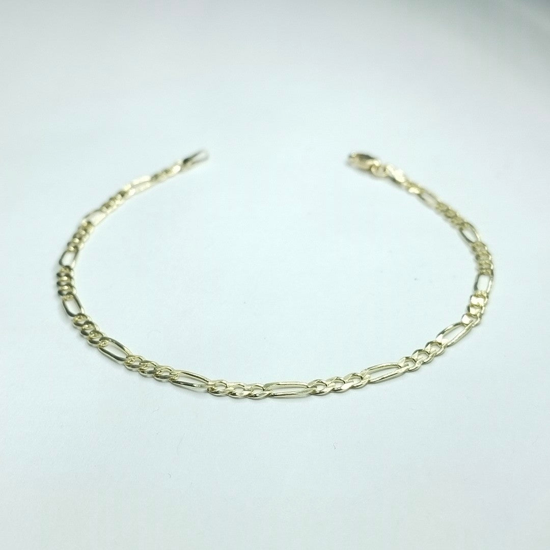 PULSERAS 3X1 ORO 14K 21 CM 3.3 GR (NUEVO)