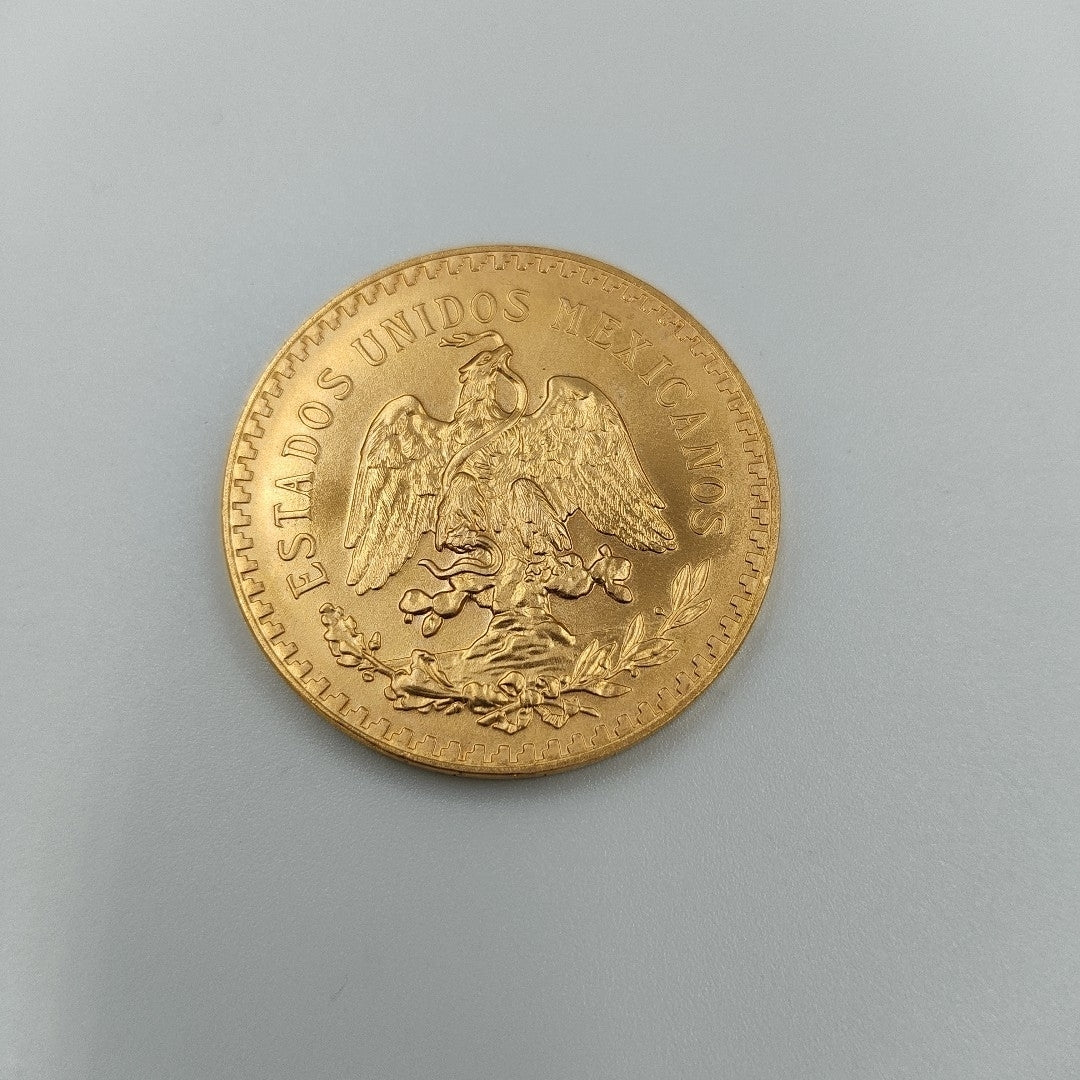 K1 41,60 GRMS 21 K IDENTIFICACIÓN MONEDA NOMINATIVA MONEDAS PESOS 50 PESOS (SEMINUEVO)