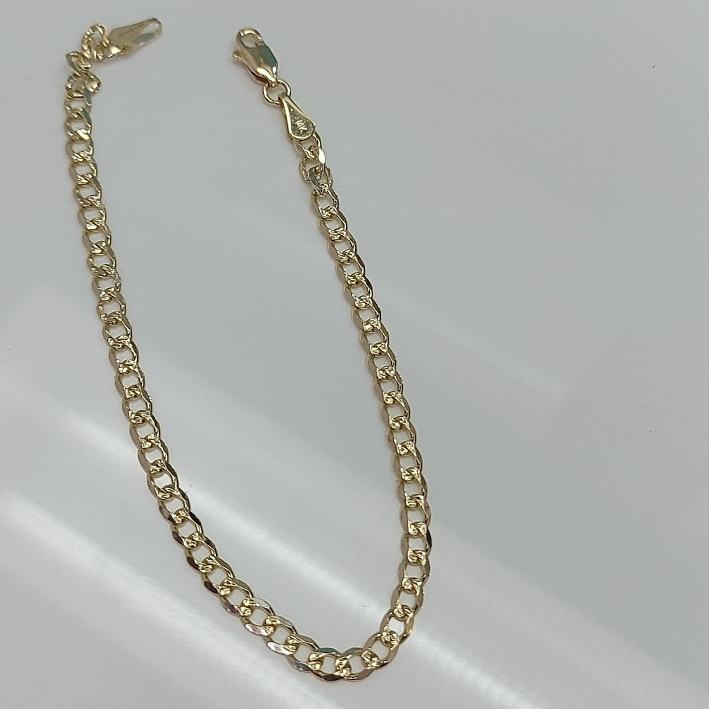PULSERAS BARBADA ORO 14K 21 CM 5.2 GR (NUEVO)
