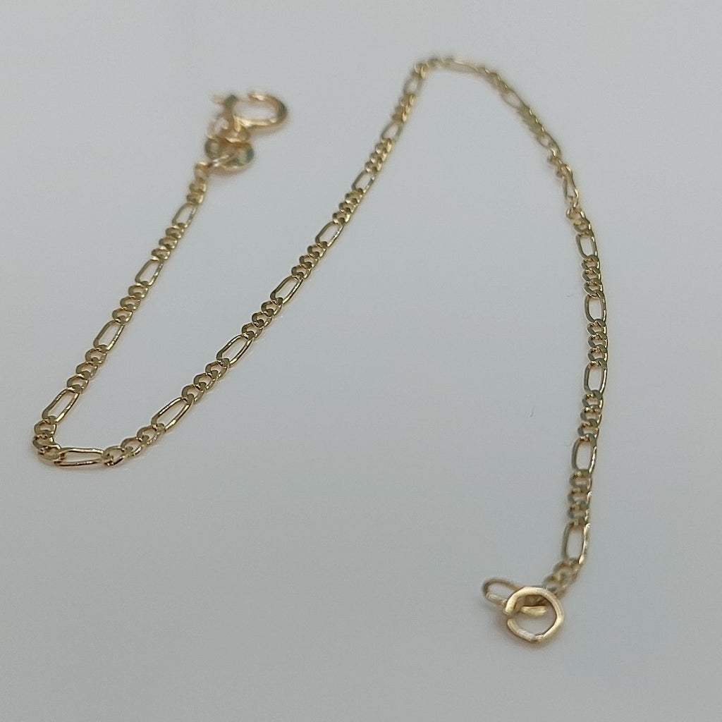 PULSERAS TEJIDO 3X1 ORO 14K 16 CM 0.9 GR (NUEVO)