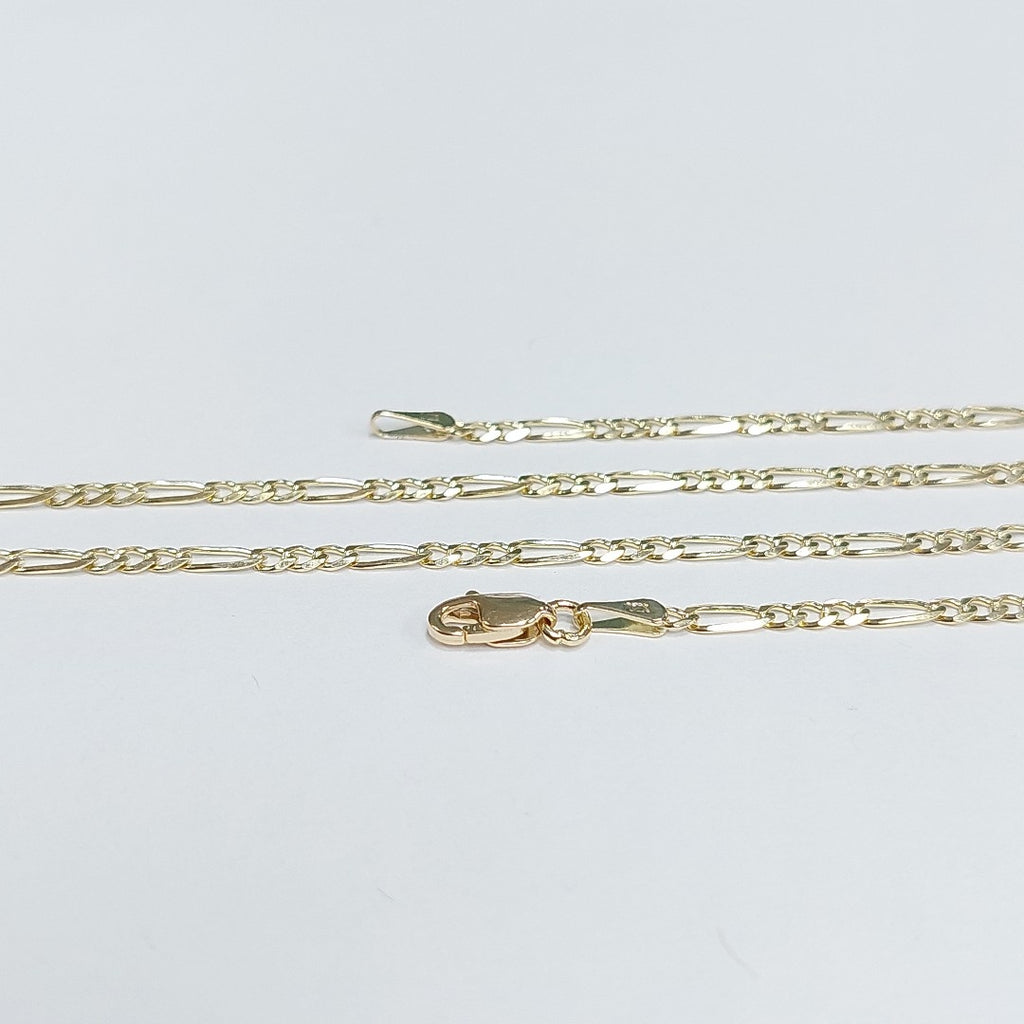 CADENAS 3X1 ORO 14K 55 CM 5.2 GR (NUEVO)