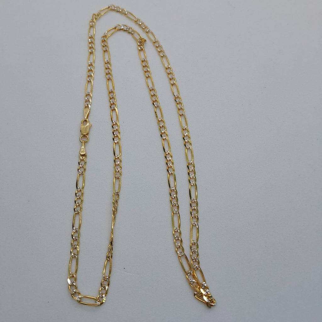 CADENAS 3X1 DIAMANTADA ORO 14K 55 CM 8.6 GR (NUEVO)
