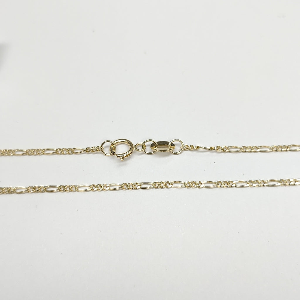 CADENAS TEJIDO 3X1 ORO 14K 55 CM 2.6 GR (NUEVO)
