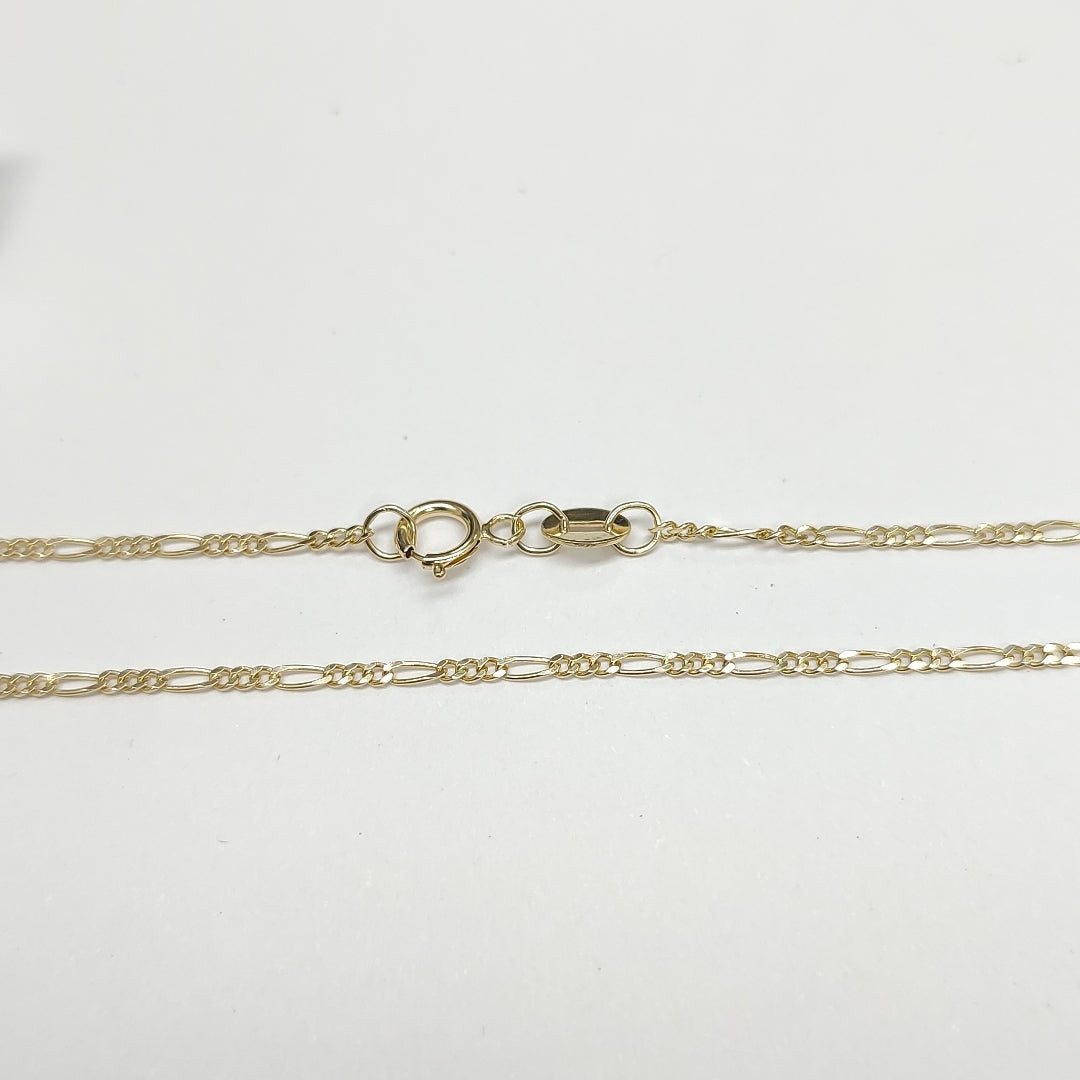CADENAS TEJIDO 3X1 ORO 14K 55 CM 2.6 GR (NUEVO)