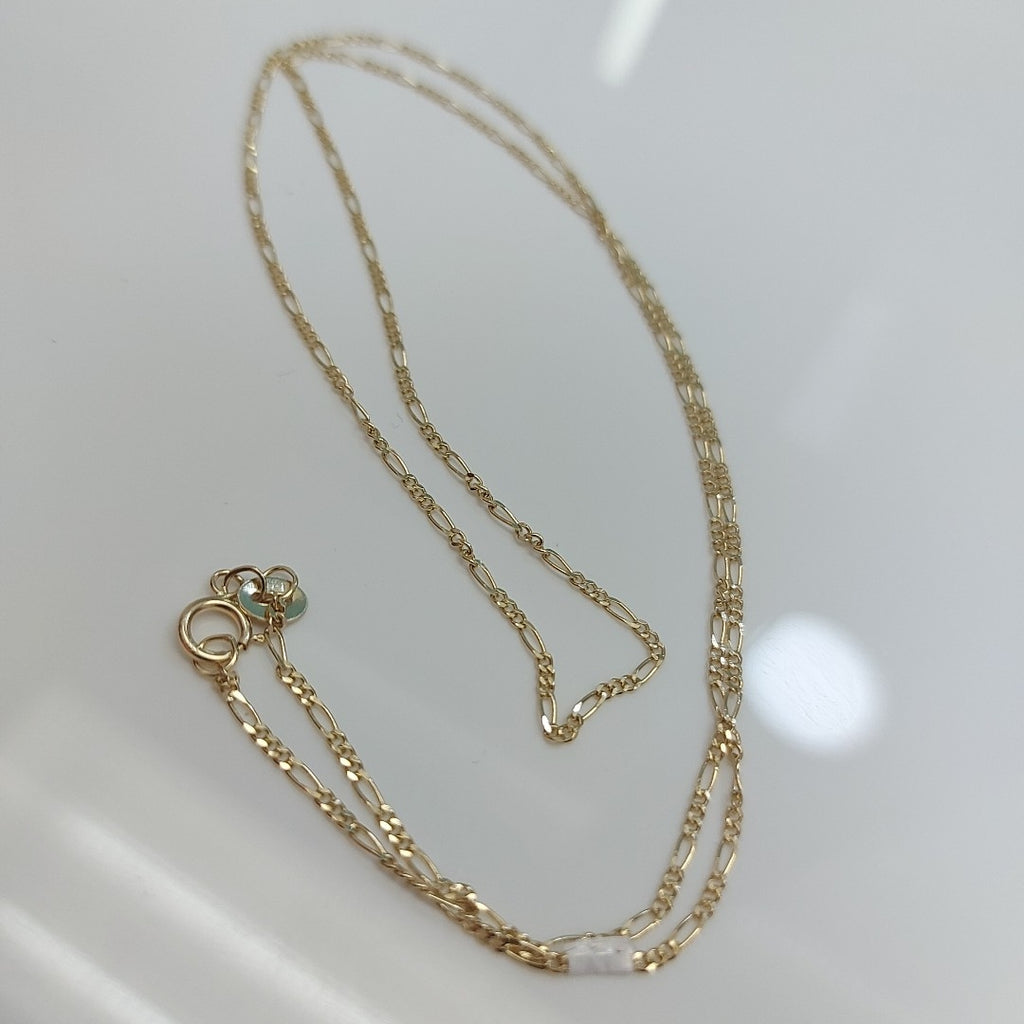 CADENAS TEJIDO 3X1 ORO 14K 55 CM 2.6 GR (NUEVO)
