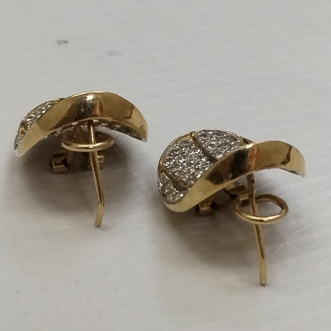 ARETES PAR ORO 10 K 5.3 GRMS (SEMINUEVO)