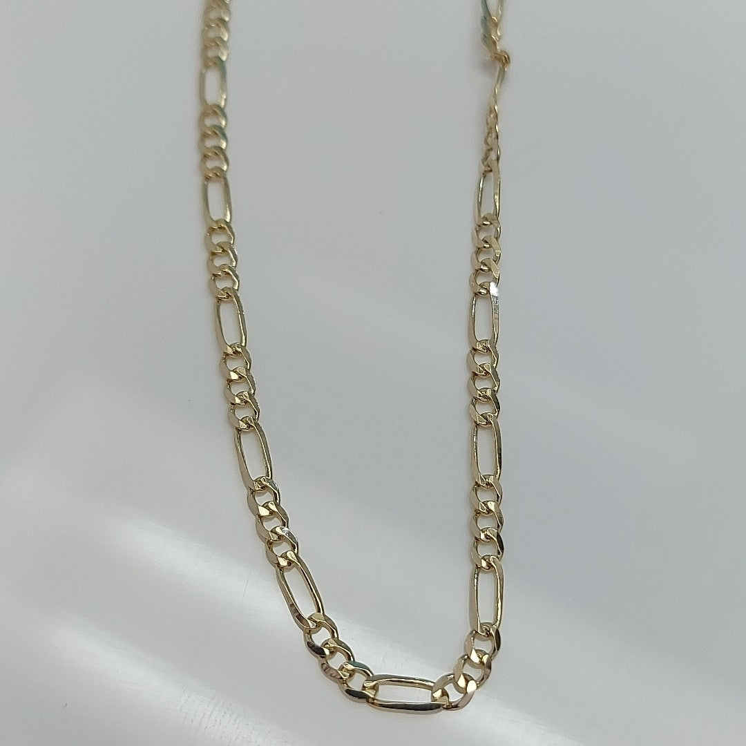 CADENAS 3X1 ORO 14K 55 CM 5 GR (NUEVO)