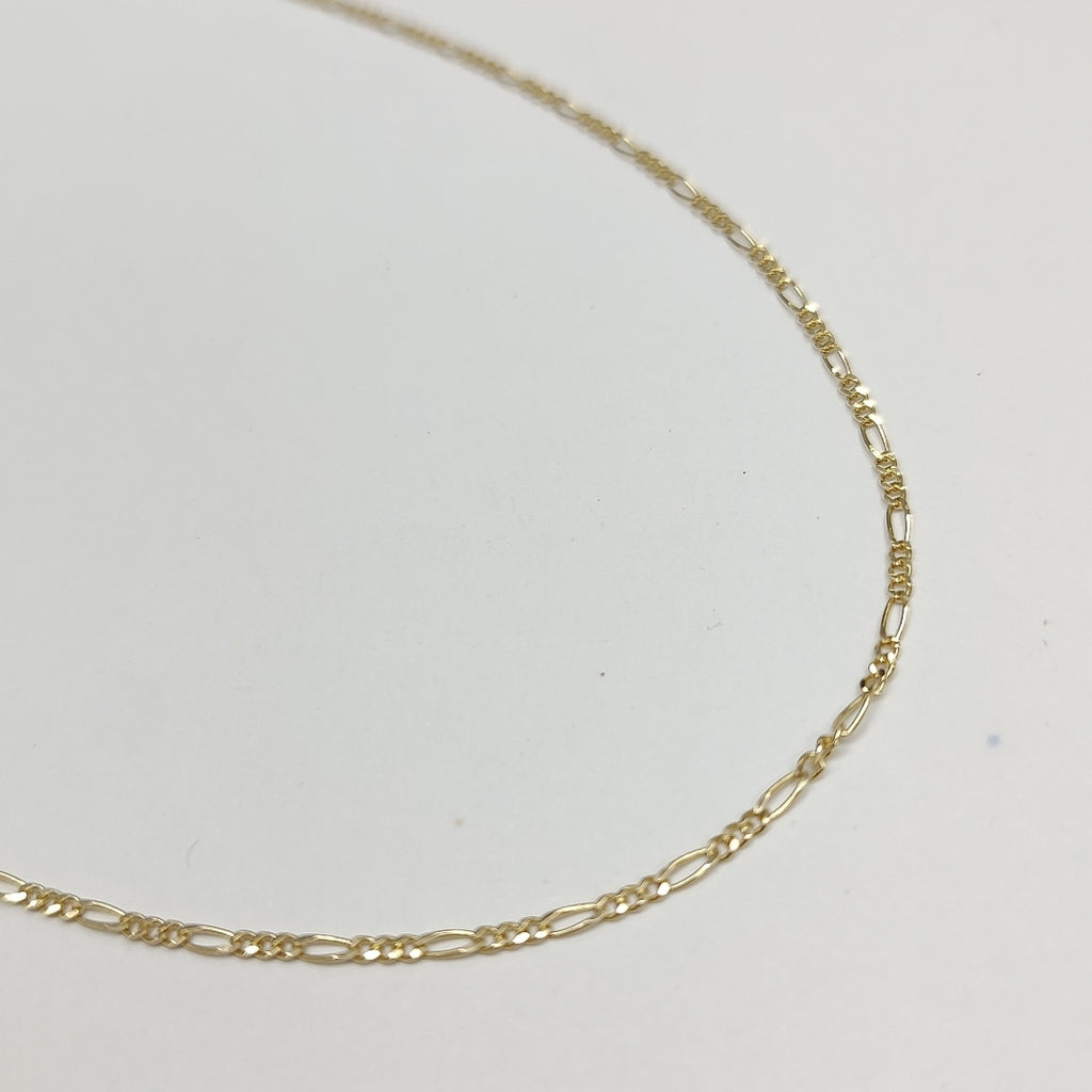 CADENAS TEJIDO 3X1 ORO 14K 55 CM 2.6 GR (NUEVO)