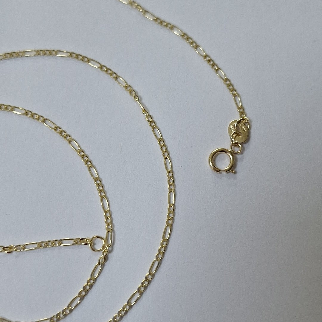 CADENAS TEJIDO 3X1 ORO 14K 55 CM 2.3 GR (NUEVO)