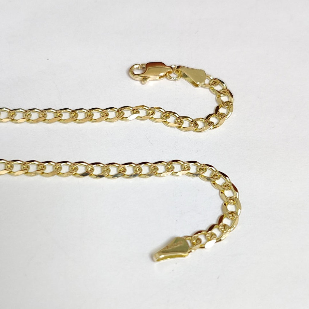 PULSERAS BARBADA ORO 14K 21 CM 5.3 GR (NUEVO)