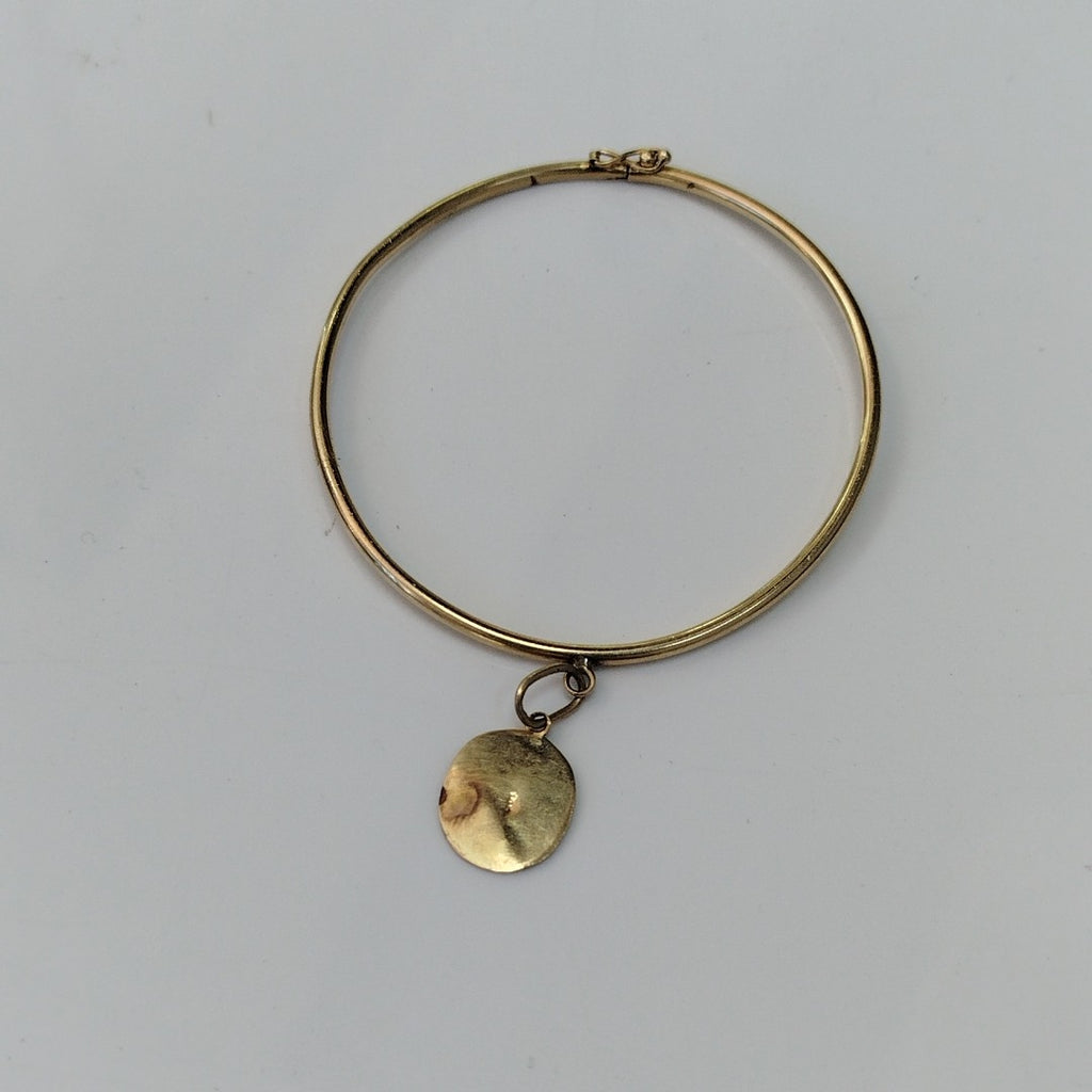 PULSERA RIGIDA ORO 14 K 6 GRMS (SEMINUEVO)
