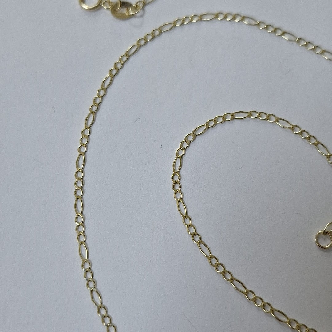 CADENAS TEJIDO ESLABONES ORO 10K 60 CM 2.2 GR (NUEVO)