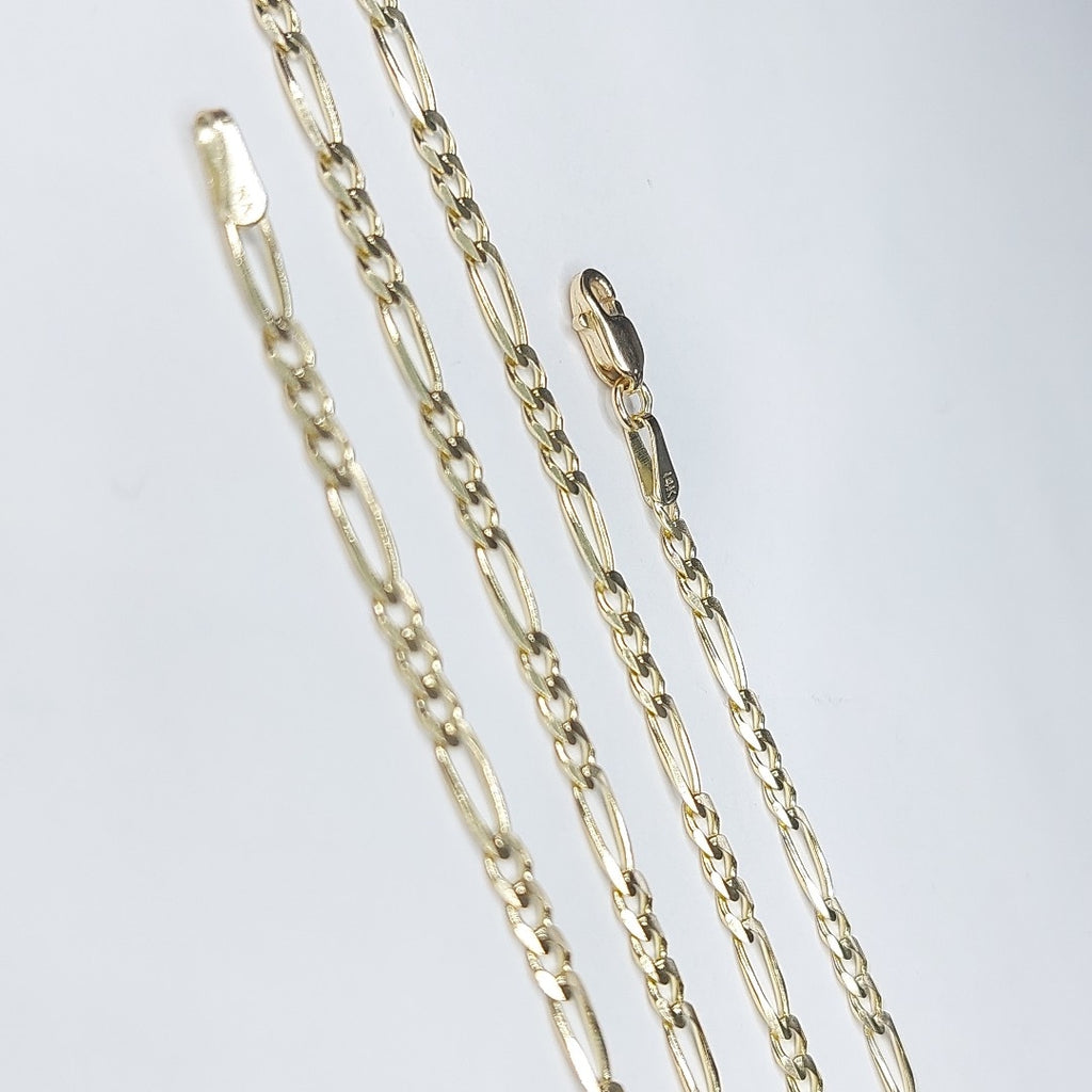 CADENAS 3X1 ORO 14K 60 CM 8.4 GR (NUEVO)