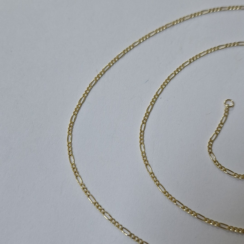 CADENAS TEJIDO 3X1 ORO 14K 55 CM 2.3 GR (NUEVO)