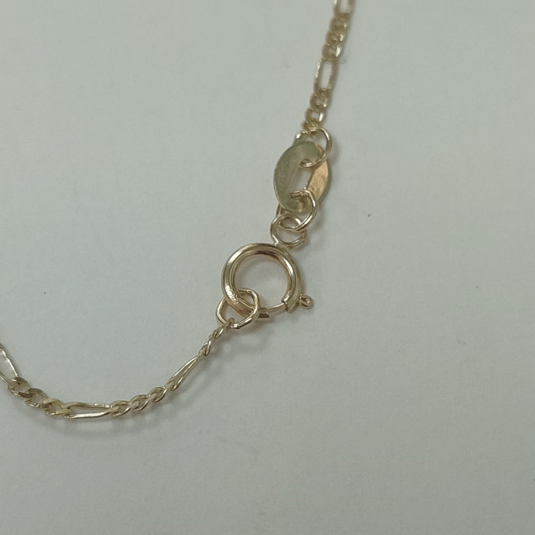 CADENAS TEJIDO 3X1 ORO 14K 55 CM 2.4 GR (NUEVO)