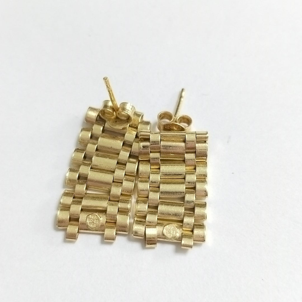 ARETES PAR ORO 14 K 3.7 GRMS (SEMINUEVO)