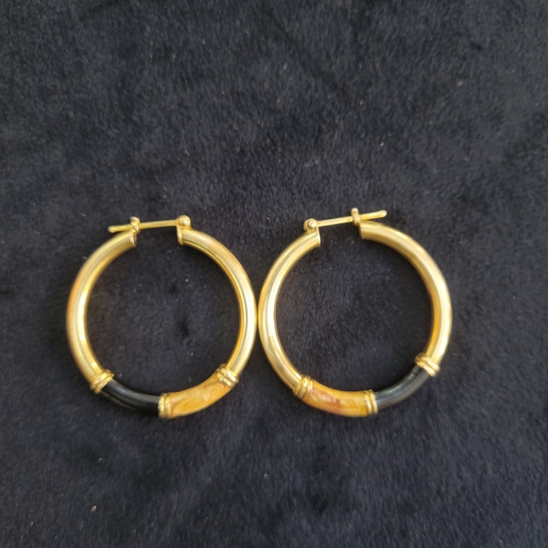 ARETES PAR ORO 14 K 7.8 GRMS (SEMINUEVO)