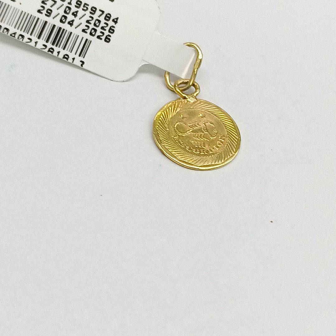 MEDALLA PERSONAL ORO 14 K 1,20 GRMS (SEMINUEVO)