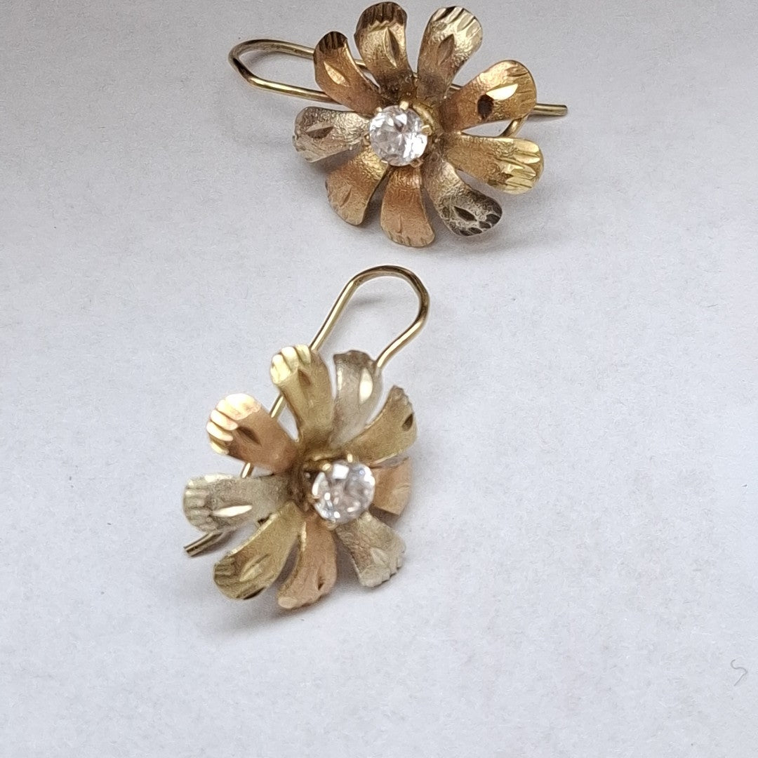 ARETES PAR ORO 10 K 3,10 GRMS (SEMINUEVO)