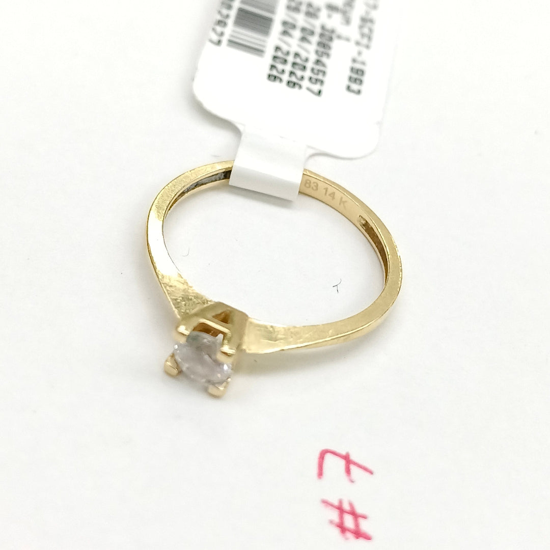 ANILLITO ORO 14 K 1.2 GRMS (SEMINUEVO)