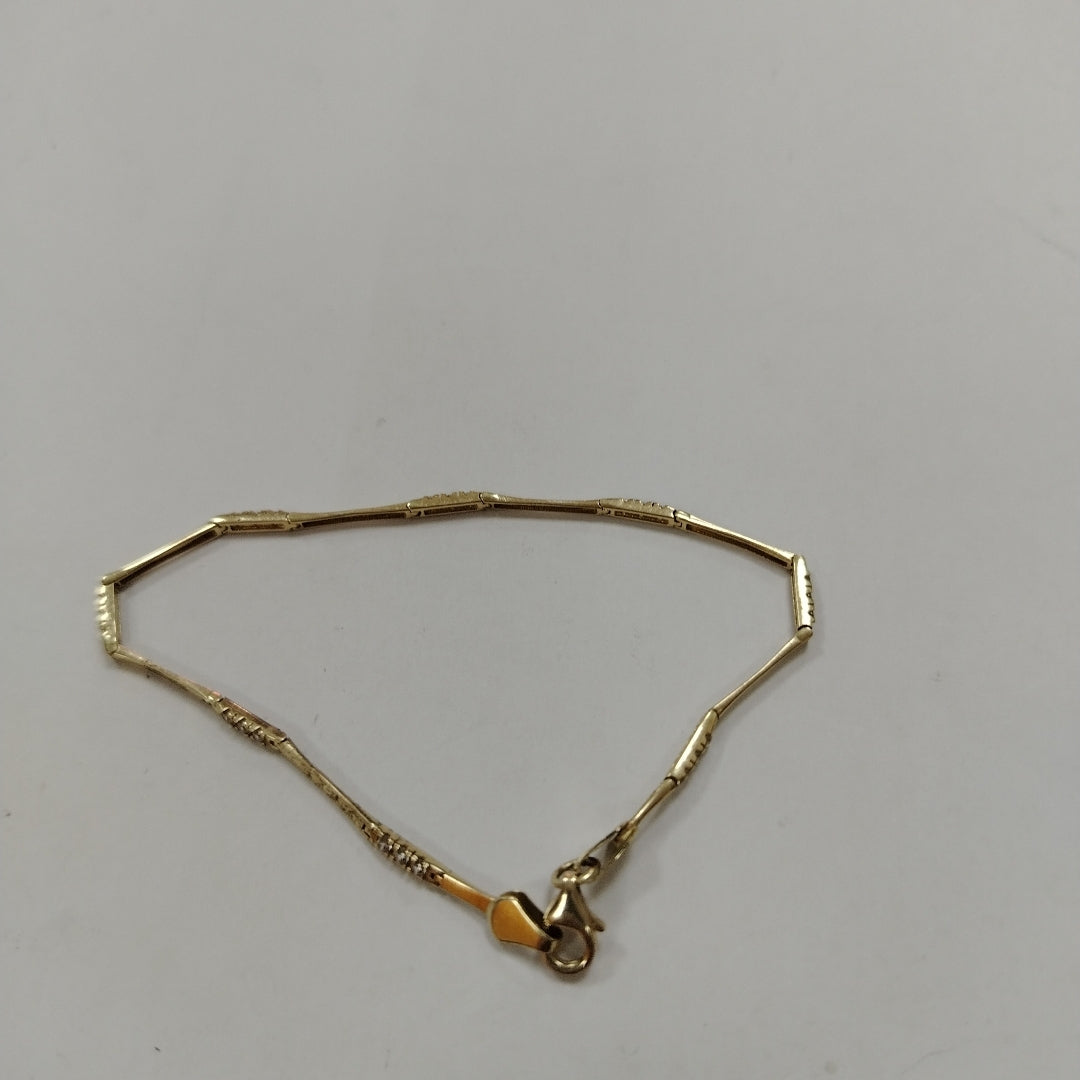PULSERAS DAMA ORO 14K 3.9 (NUEVO)