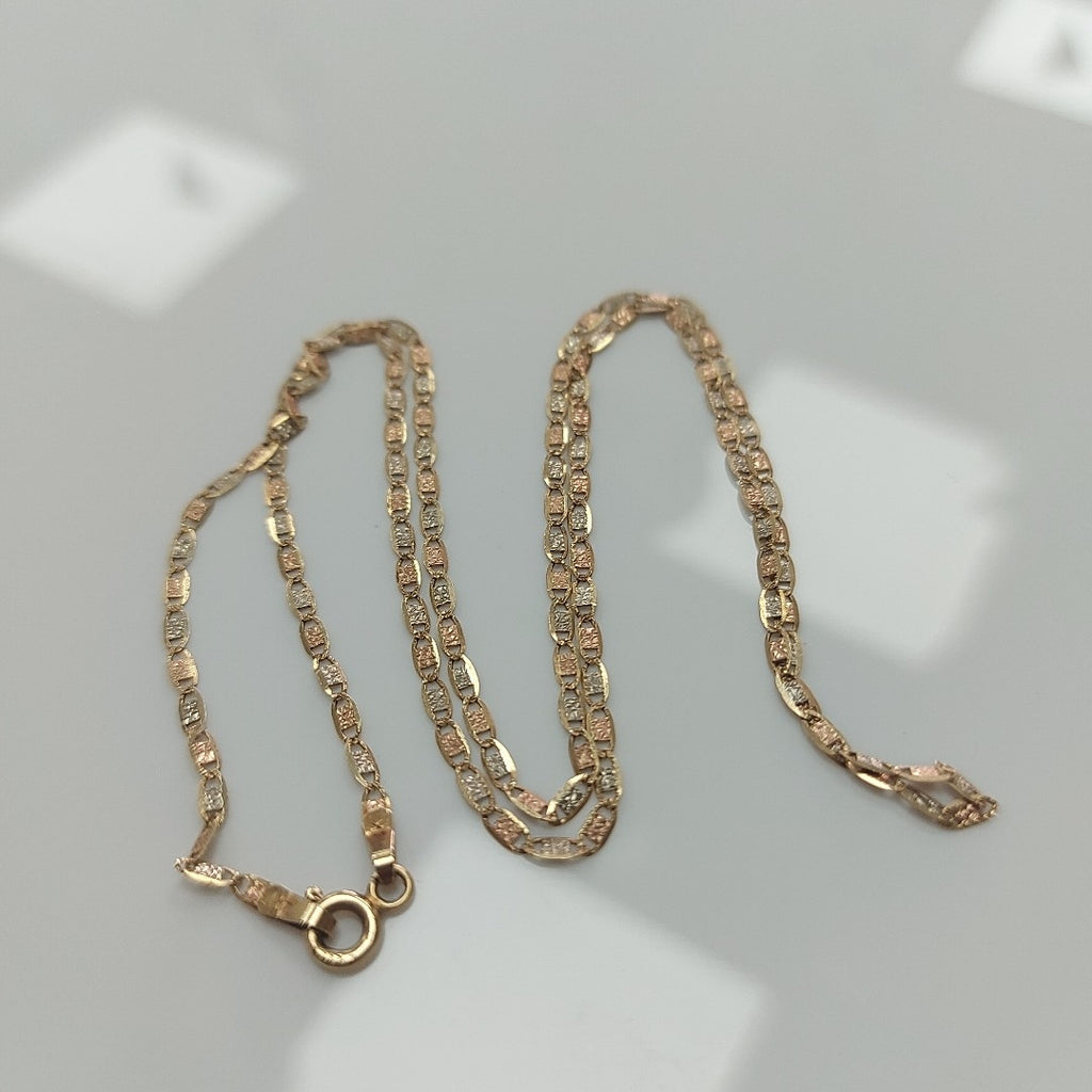 CADENA ORO COMBINADO 14 K 2,50 GRMS (SEMINUEVO)