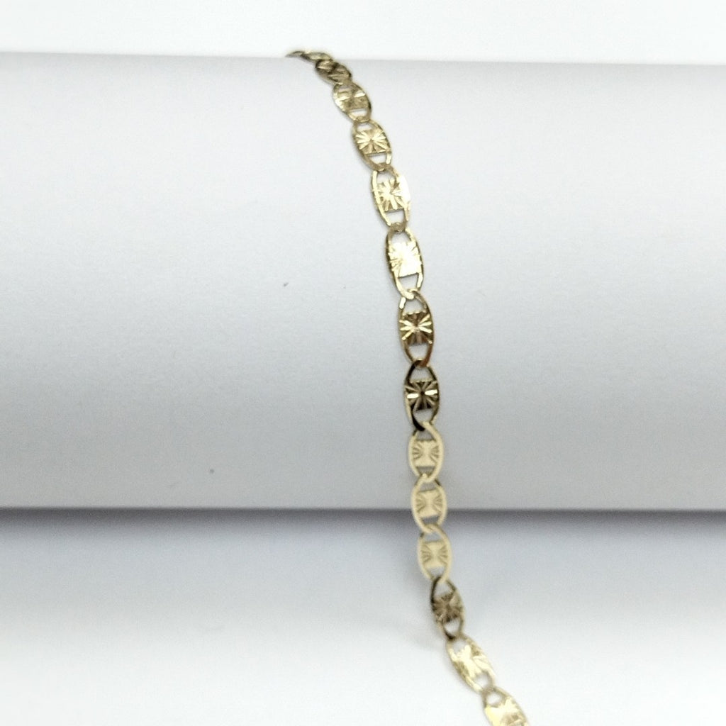 PULSERAS GUCHI ORO 14K 18 CM 2.9 GR (NUEVO)
