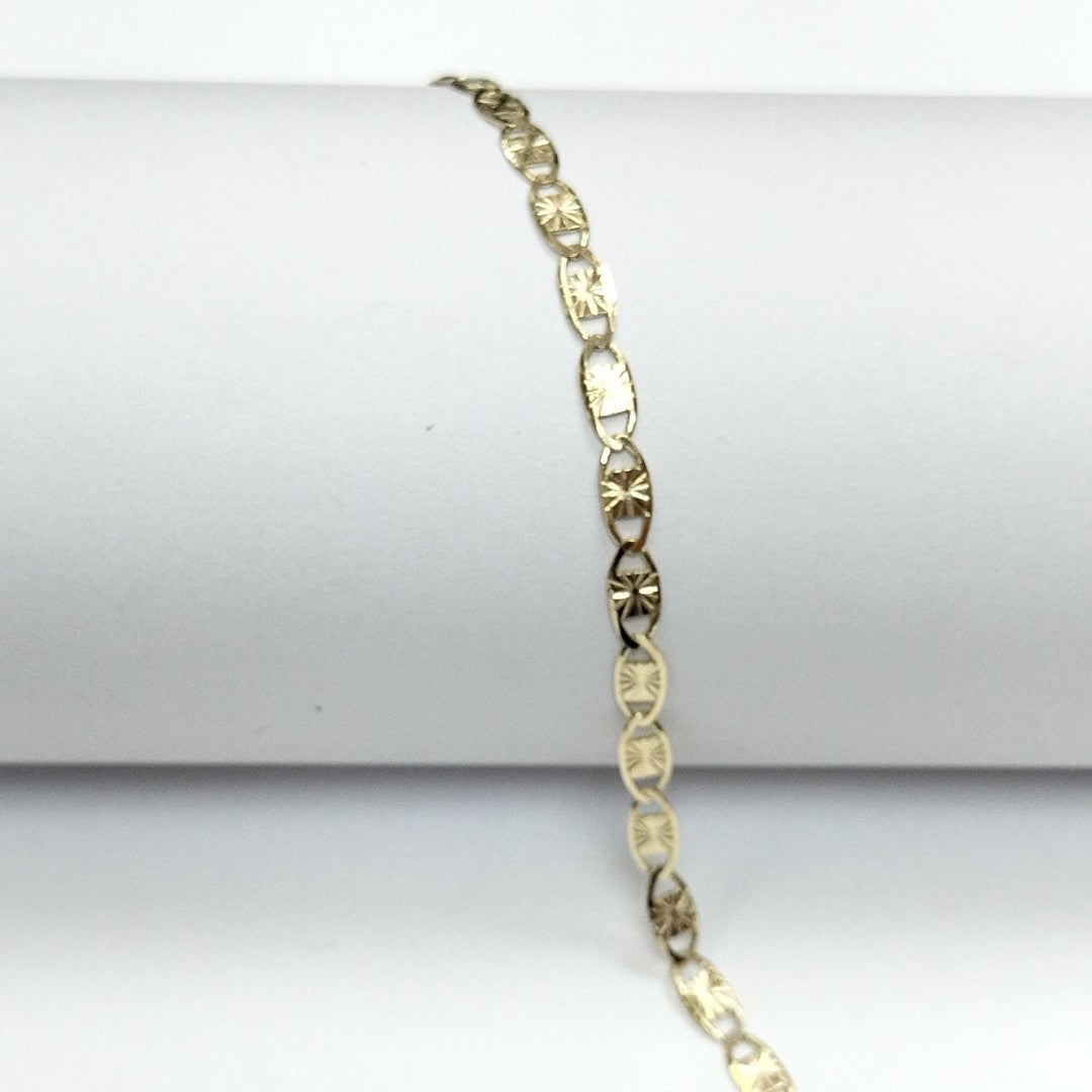PULSERAS GUCHI ORO 14K 18 CM 2.9 GR (NUEVO)