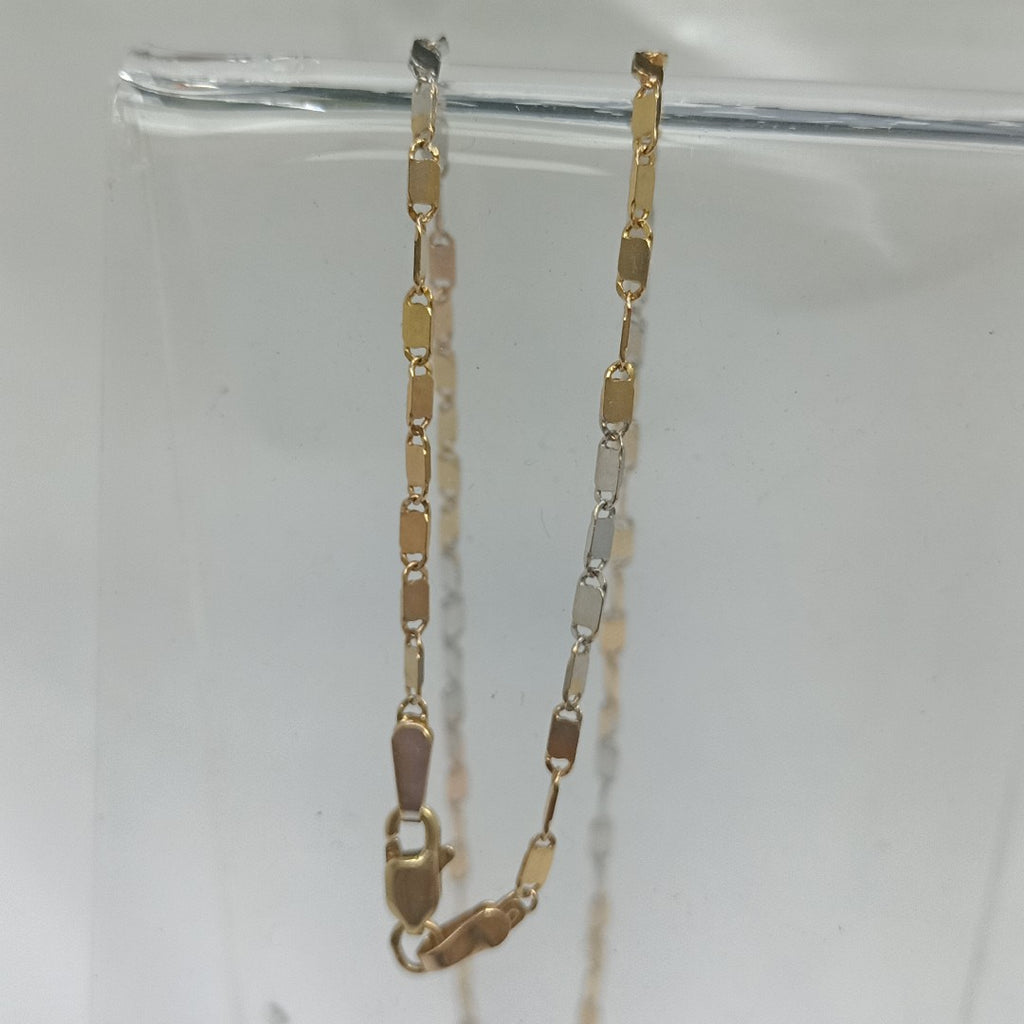 CADENA ORO COMBINADO 14 K 3,80 GRMS (SEMINUEVO)