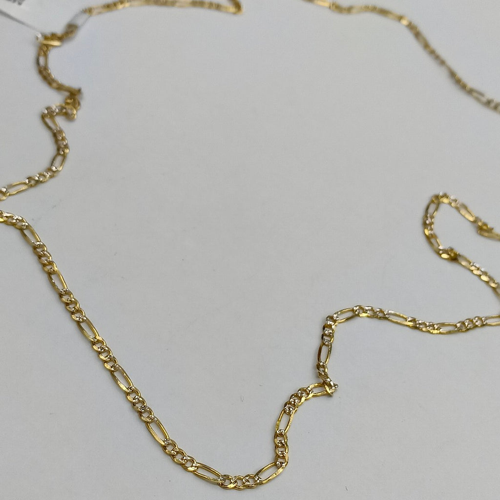 CADENAS TEJIDO 3X1 ORO 14K 55 CM 4.8 GR (NUEVO)