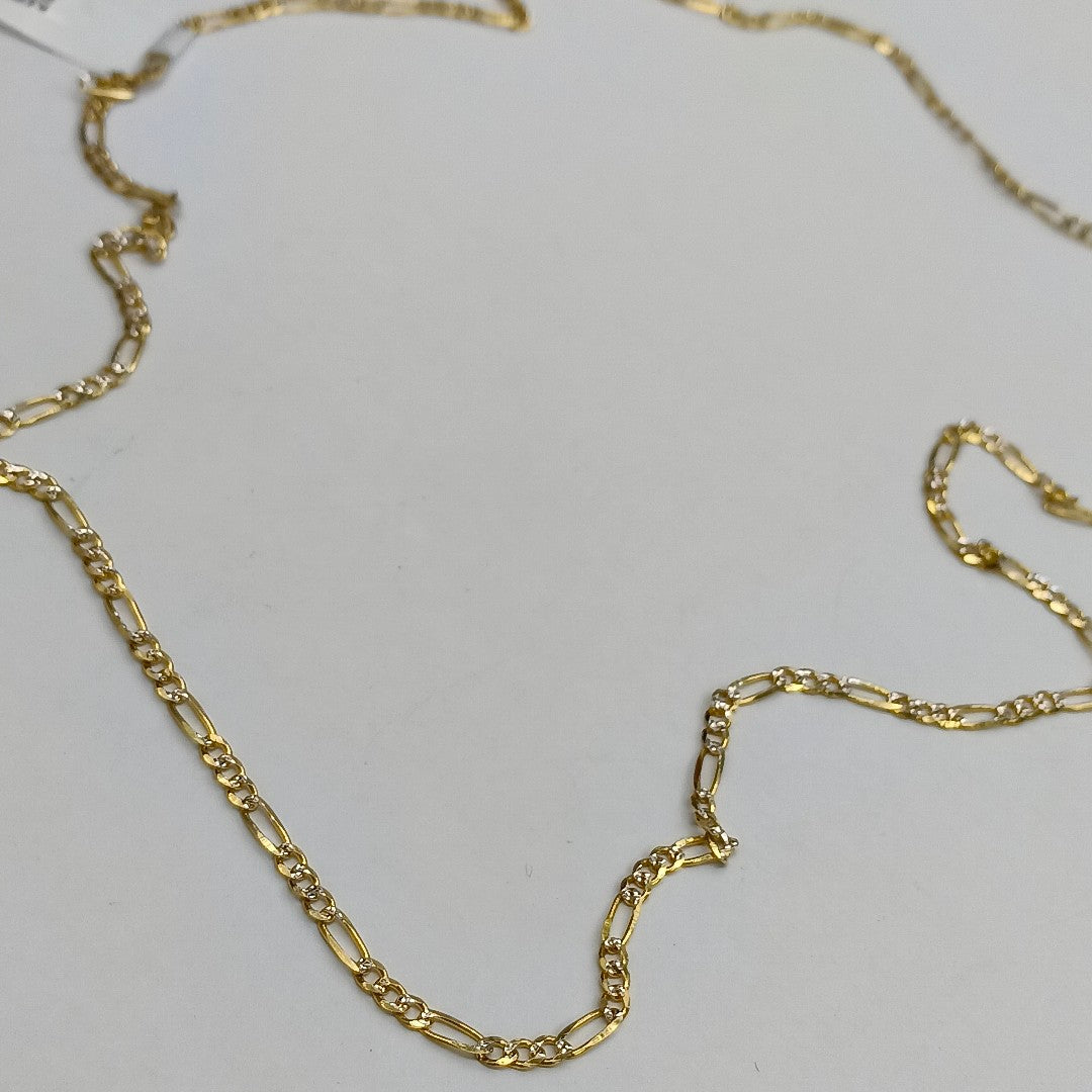 CADENAS TEJIDO 3X1 ORO 14K 55 CM 4.8 GR (NUEVO)