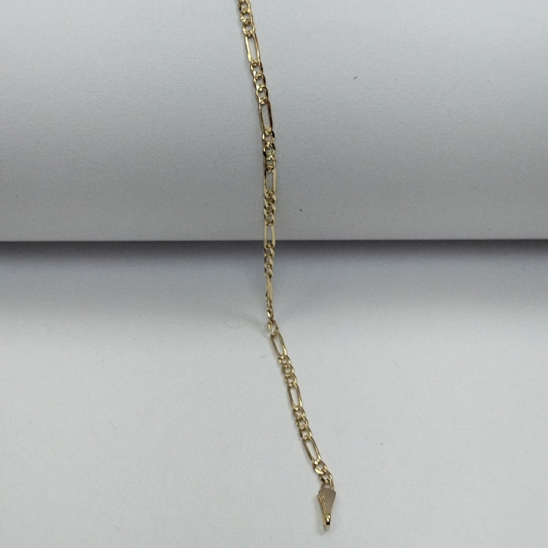 PULSERAS TEJIDO 3X1 ORO 14K 21 CM 1.7 GR (NUEVO)