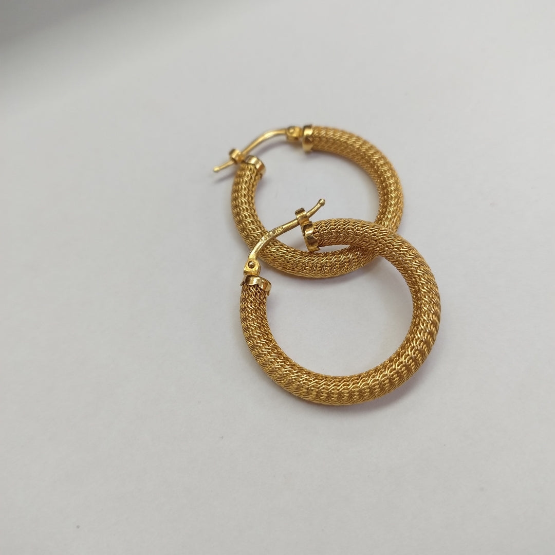 ARRACADAS PAR ORO 14 K 4,90 GRMS (SEMINUEVO)
