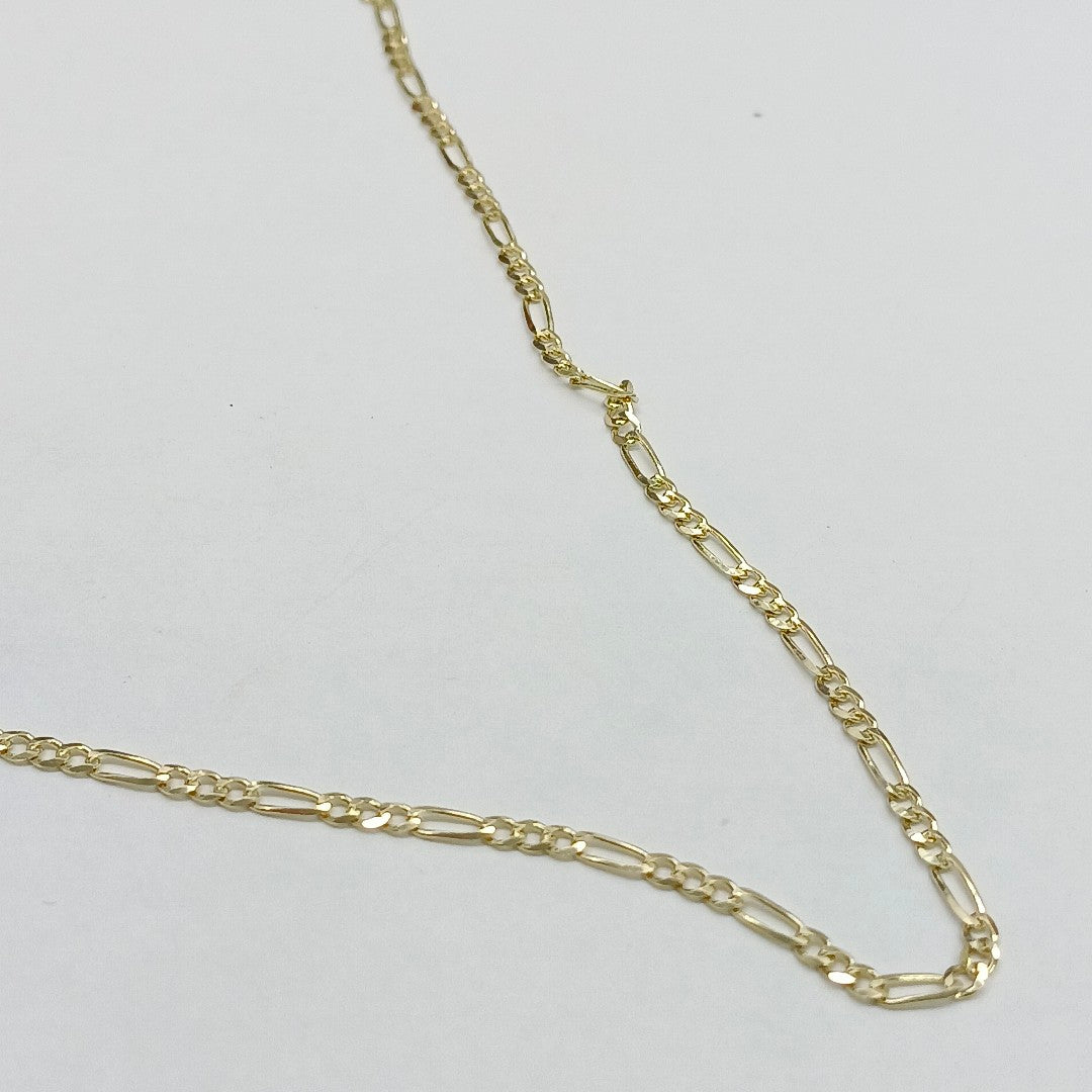 CADENAS 3X1 ORO 14K 55 CM 5.2 GR (NUEVO)