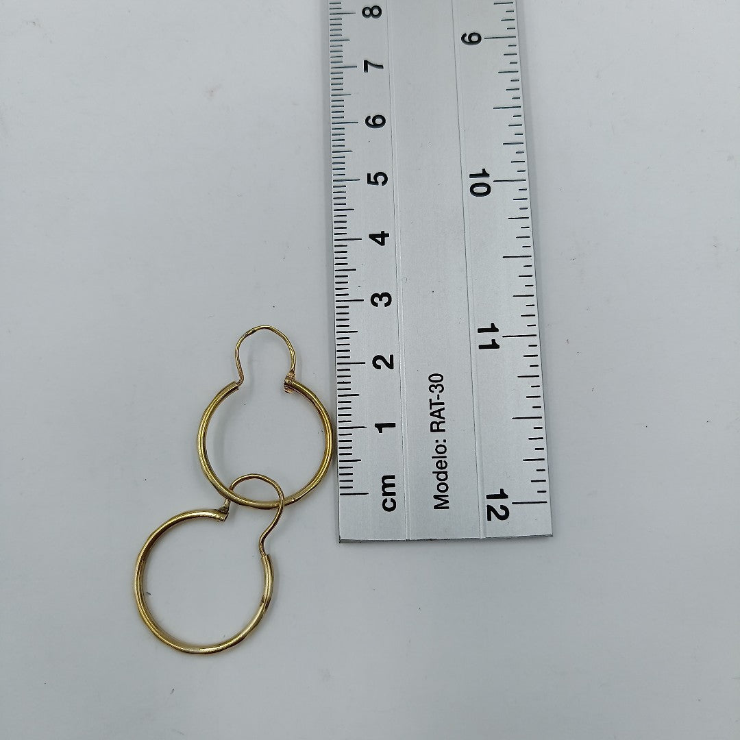 ARRACADAS PAR ORO 10 K 1.6 GRMS (SEMINUEVO)