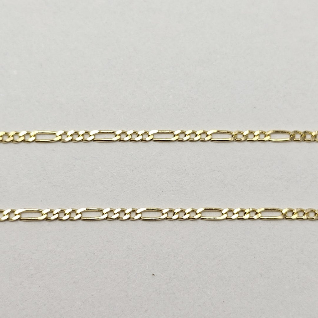 CADENAS TEJIDO 3X1 ORO 14K 55 CM 2.4 GR (NUEVO)