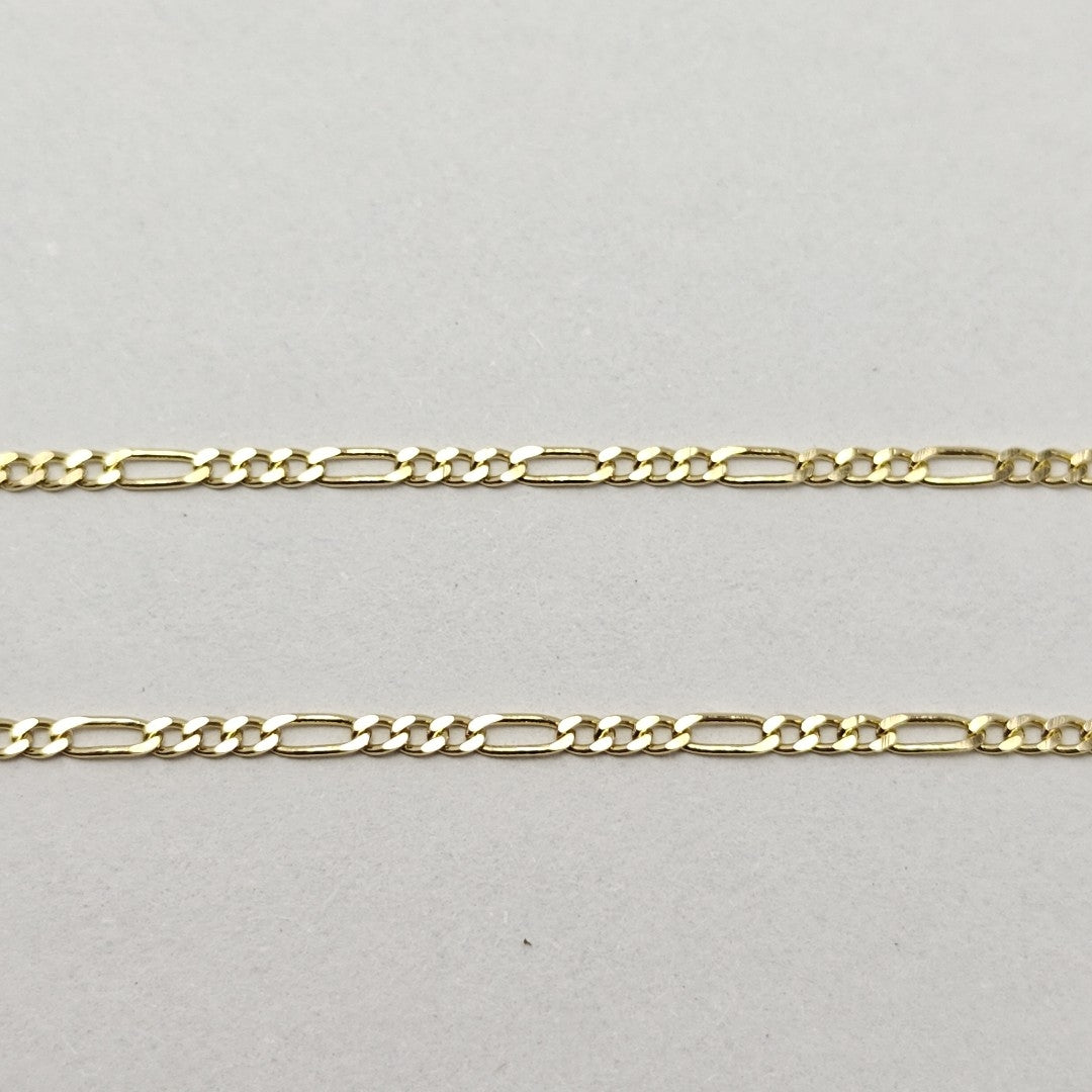 CADENAS TEJIDO 3X1 ORO 14K 55 CM 2.4 GR (NUEVO)