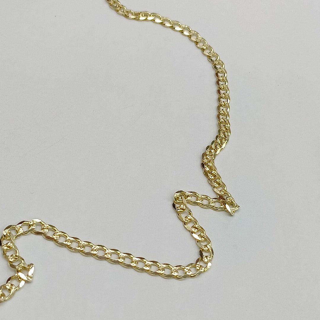 CADENAS BARBADA ORO 14K 55 CM 13 GR (NUEVO)