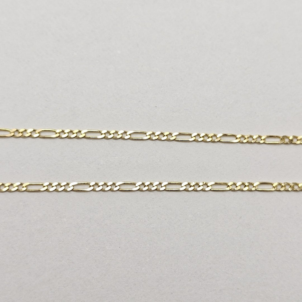 CADENAS TEJIDO 3X1 ORO 14K 55 CM 2.4 GR (NUEVO)