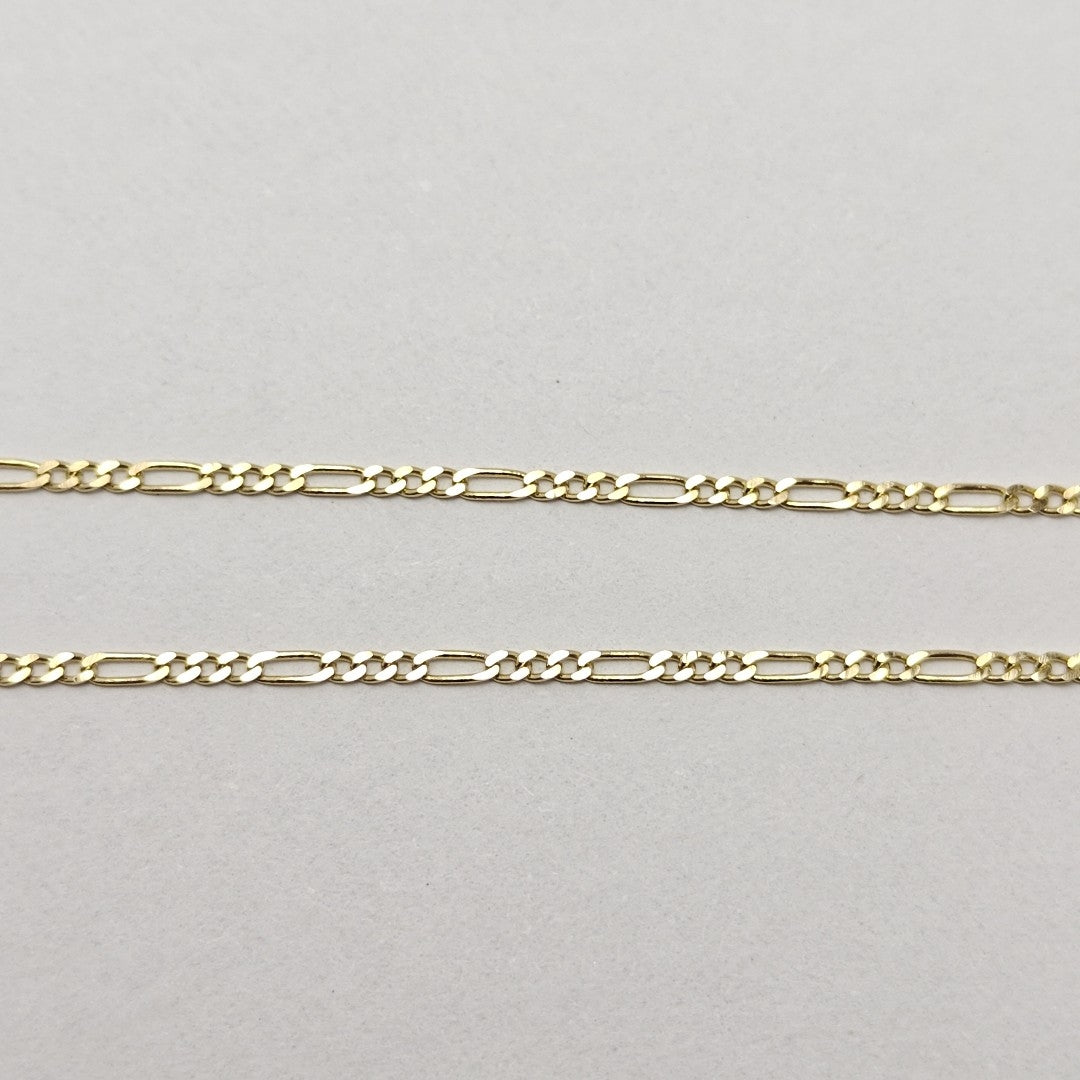 CADENAS TEJIDO 3X1 ORO 14K 55 CM 2.4 GR (NUEVO)