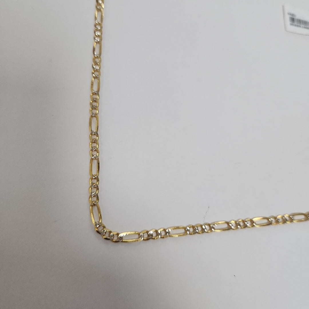 CADENAS 3X1 DIAMANTADA ORO 14K 55 CM 8.4 GR (NUEVO)