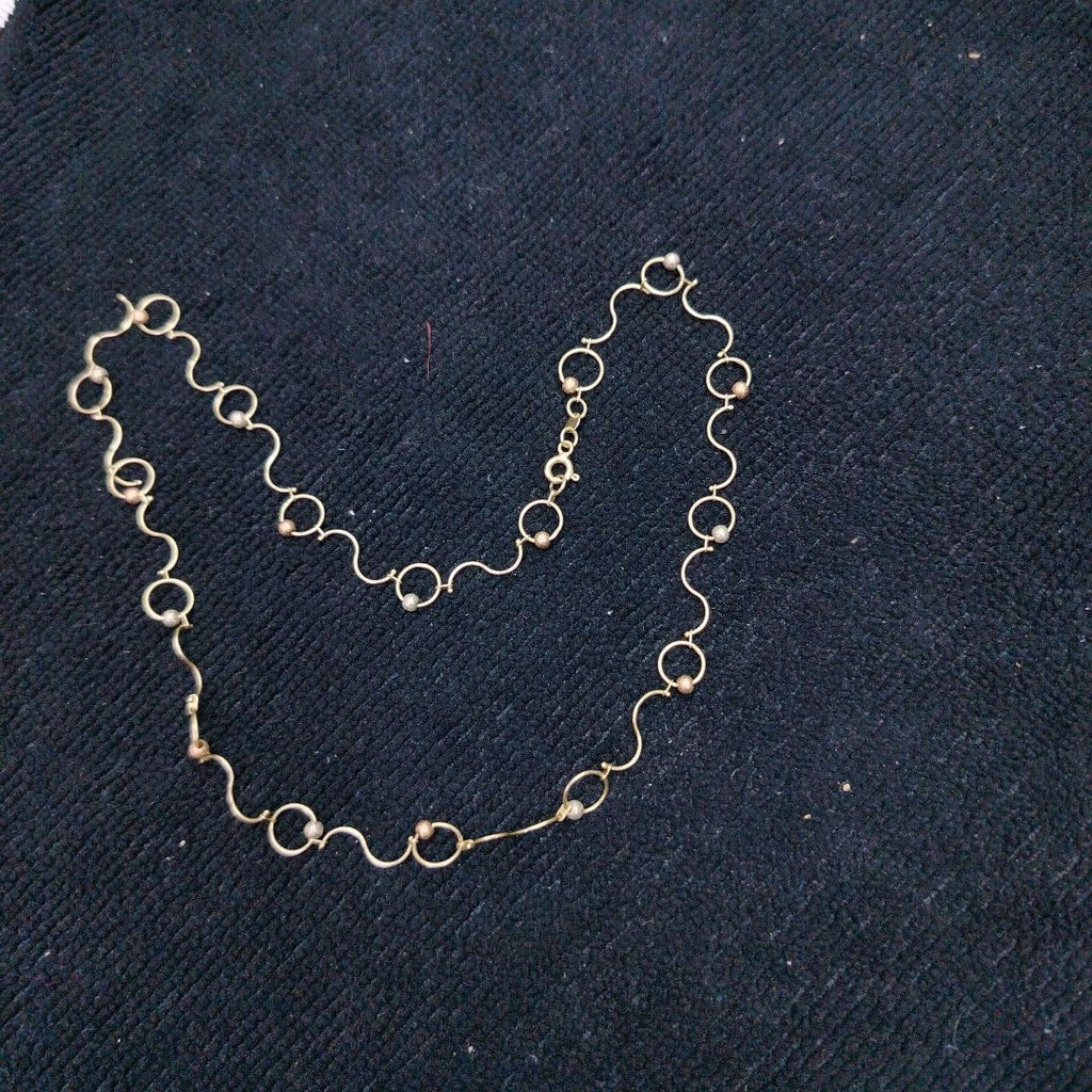 COLLAR ORO COMBINADO 10 K 4.8 GRMS (SEMINUEVO)