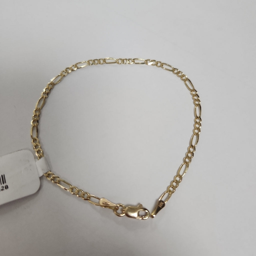 PULSERAS TEJIDO 3X1 ORO 14K 18 CM 1.9 GR (NUEVO)