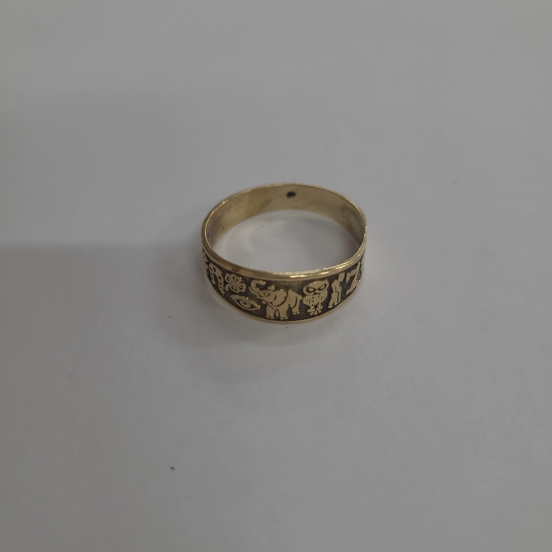ANILLO ORO 14 K 4,80 GRMS (SEMINUEVO)